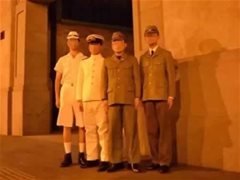 网曝4名精日穿二战日军制服在上海四行仓库拍照引发热议