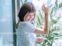 美少女果宝宝开胸T恤无圣光青春气息诱人