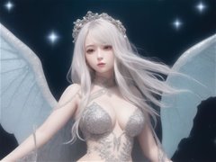 温柔可人的AI小美女飘然入梦
